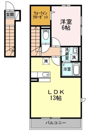 メゾンときわの物件間取画像